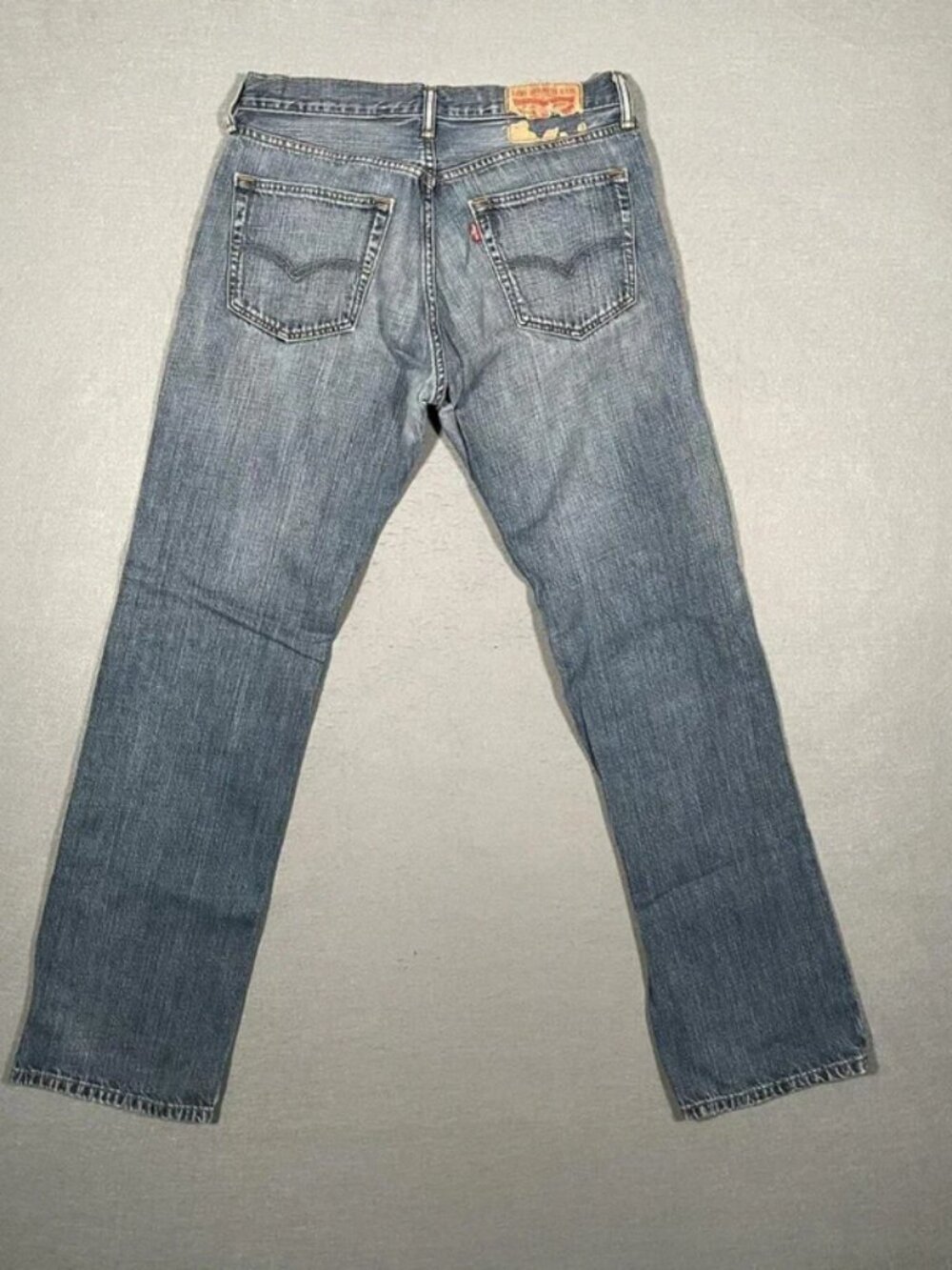 Levi’s 559 Light Blue Denim Jeans Relaxed Vintage Mens W32 I34 - Picture 4 of 5
